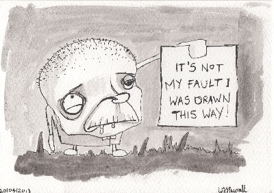 black ink illustration
