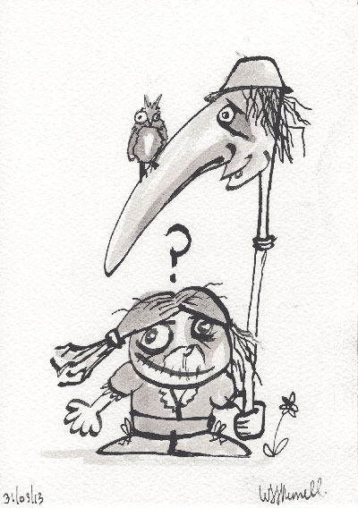 black ink illustration
