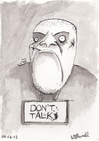 black ink illustration