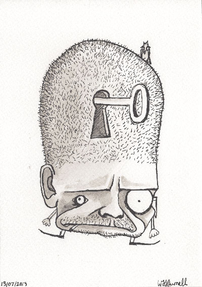 black ink illustration