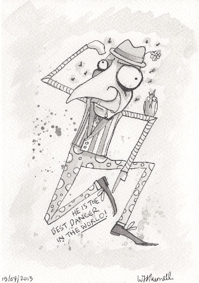 black ink illustration