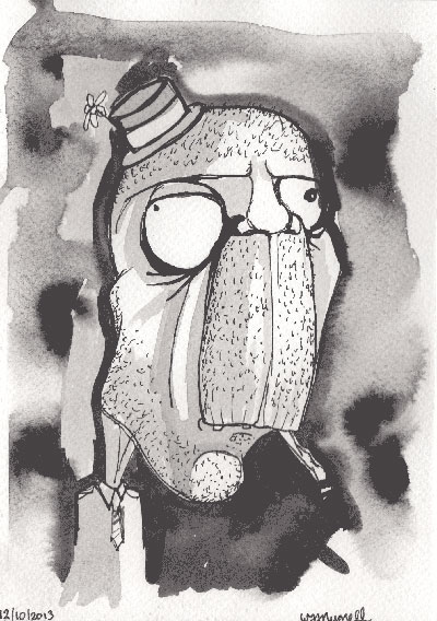 black ink illustration