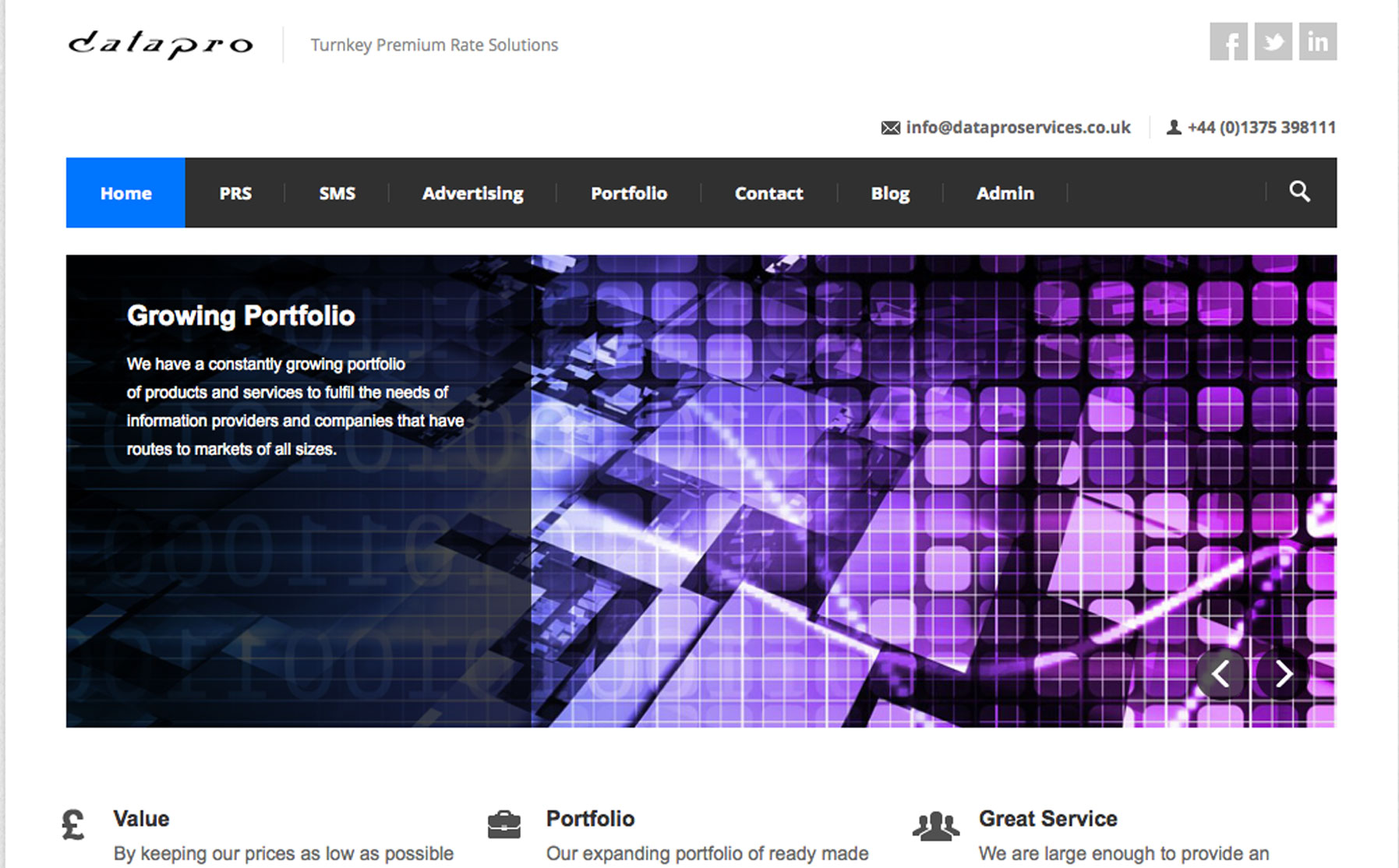 datapro site