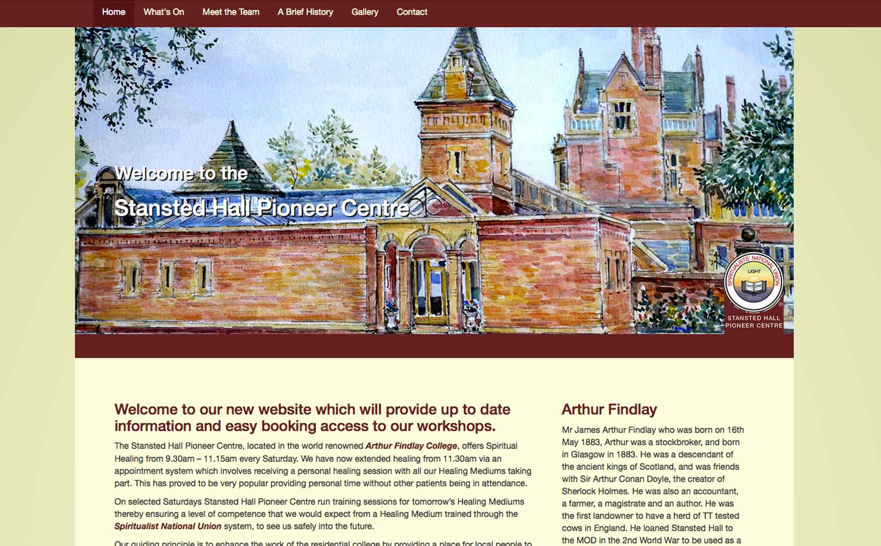 stansted hall pioneer centre